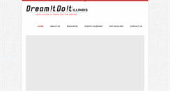 Desktop Screenshot of dreamitdoitil.com