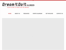 Tablet Screenshot of dreamitdoitil.com